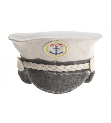 Шапка для бани Капитан (Морская)
