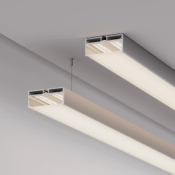 Профиль с экраном SL-LINE-7532-2000 ANOD (Arlight, Алюминий) 028033