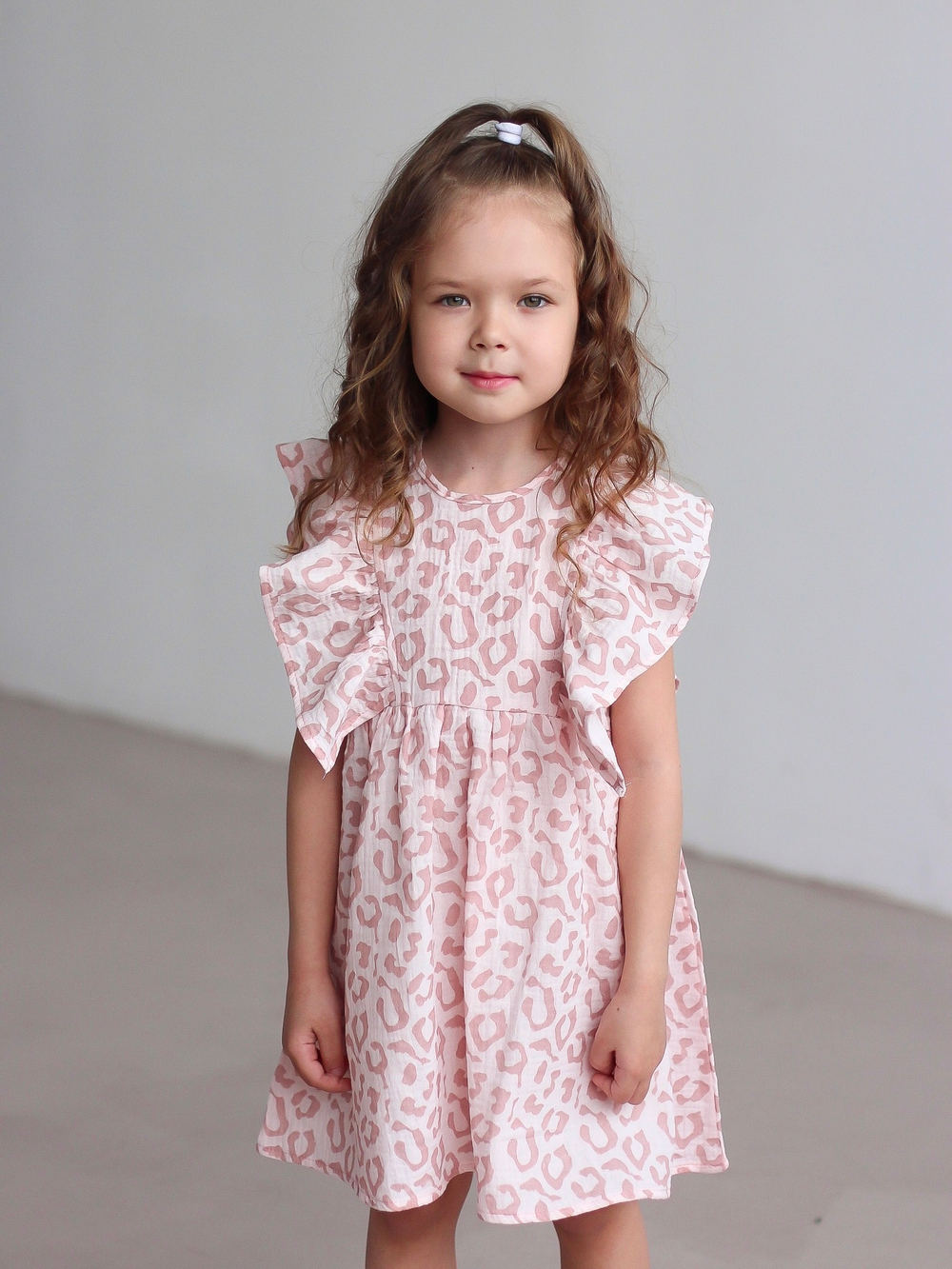 Платье из муслина «Пудровый Лео»