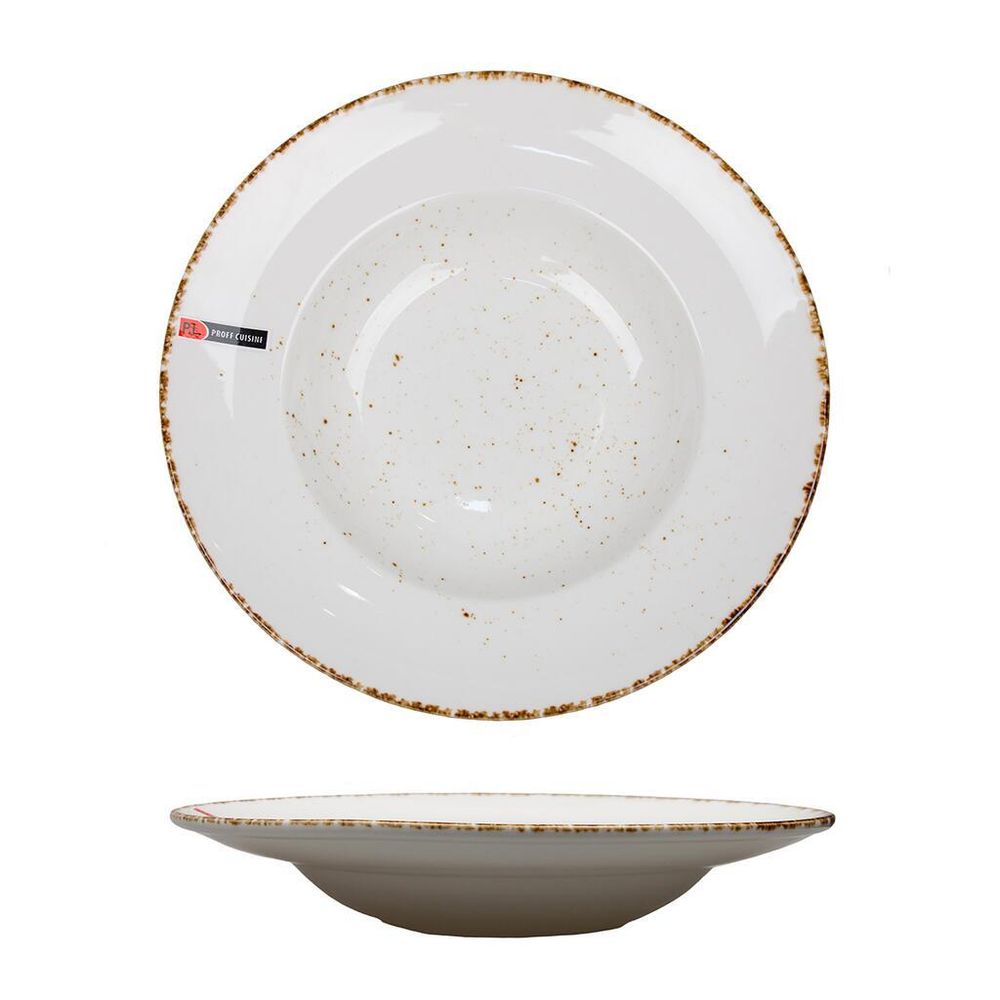 Тарелка глубокая 400 мл d 28 см h5,3 см для пасты   P.L. Proff Cuisine [4]