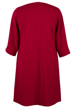 Платье женское 3569ЛП, красный #488Кр053569ЛП