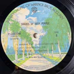 Винтажная виниловая пластинка LP Deep Purple Shades Of Deep Purple (Japan 1977) (Obi) Mandrake Root