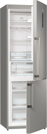 Отдельностоящий двухкамерный холодильник Gorenje NRK 6191 TX