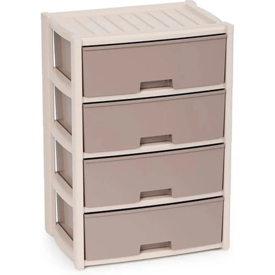 Комод "Колорит" 4-х секцион. широкий (бежевый)