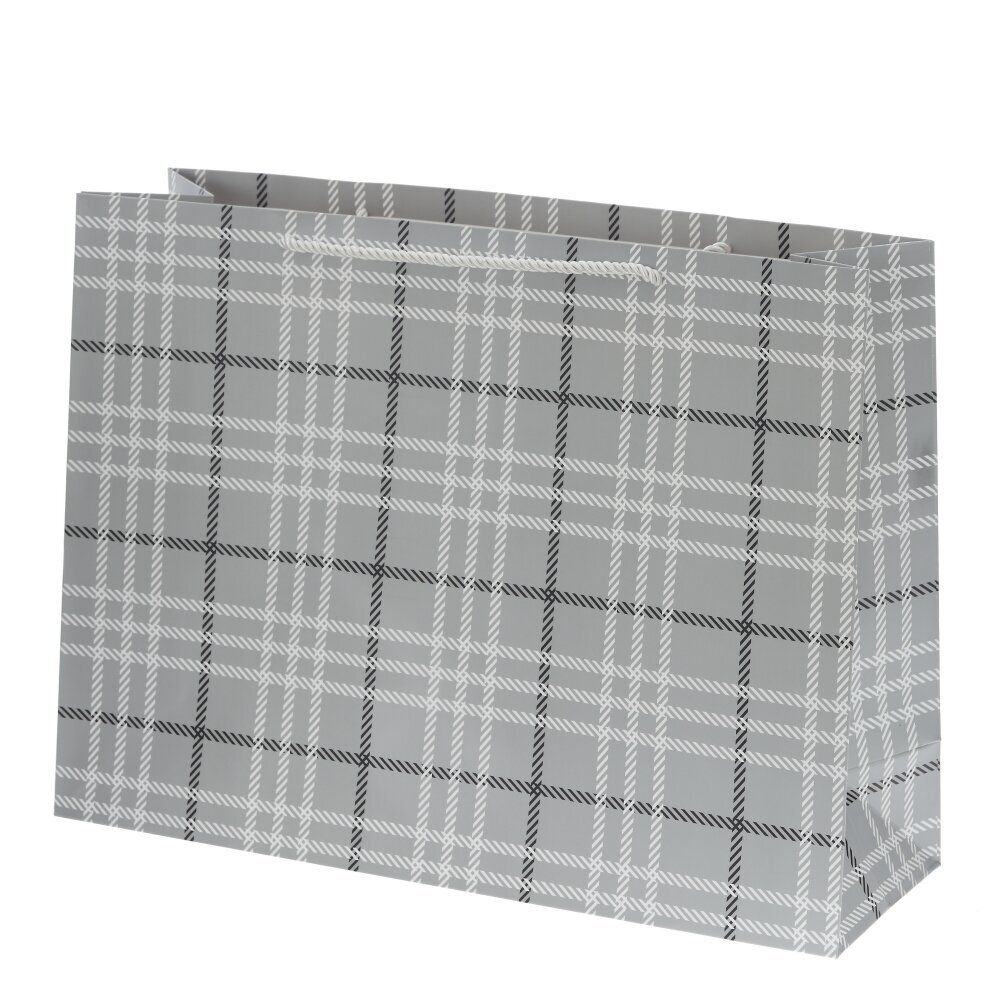 GAEM Пакет подарочный L (бумага 250г/м2, блок 12шт), L47 W15 H35 см, 4в.