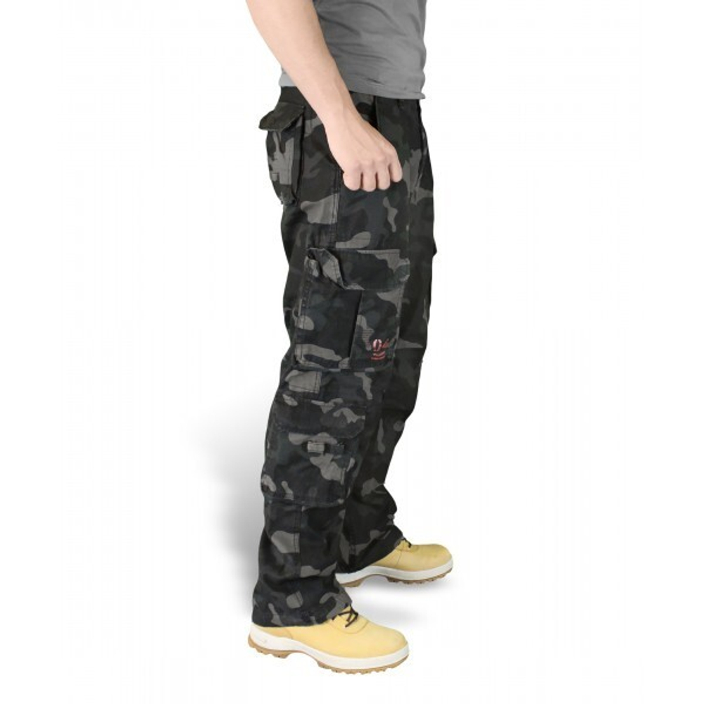 Брюки Surplus Airborn Vintage Trousers Black camo