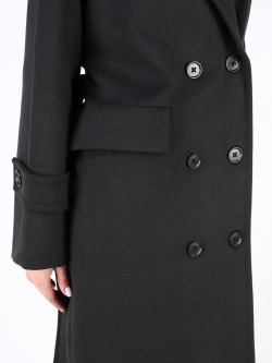 Пальто демисезонное длинное с поясом