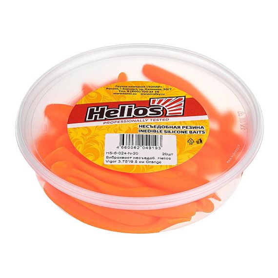 Виброхвост несъедоб. Vigor 3,75&#39;/9.5 см Orange 20шт. (HS-6-024-N-20) Helios
