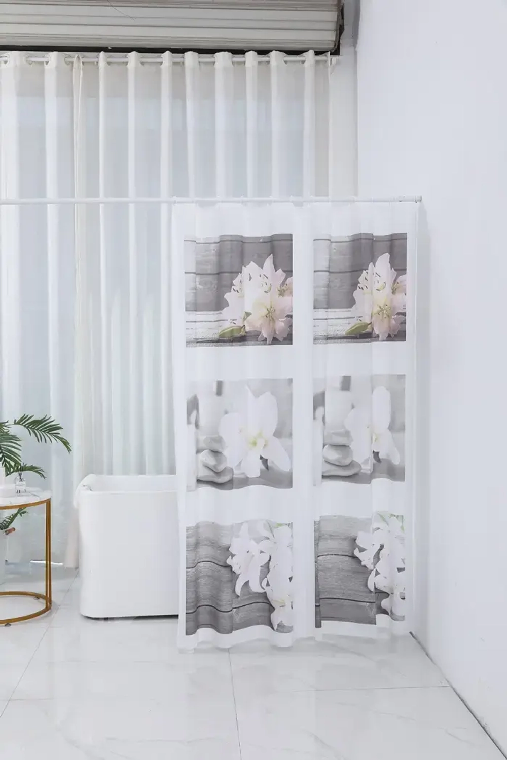 Штора для ванной полиэстер 180*180"Lilia»