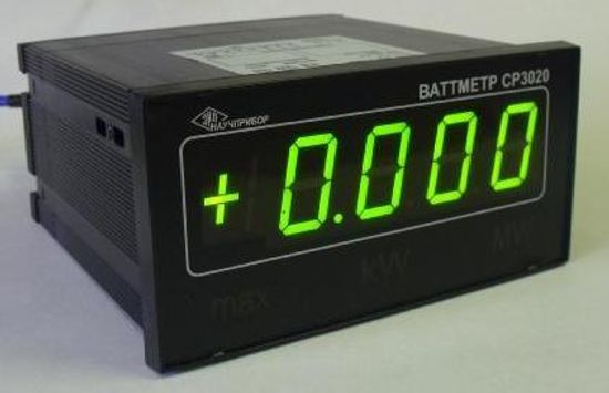СР3020, Ваттметры и варметры цифровые щитовые, № в ГРСИ РФ - 23893-02