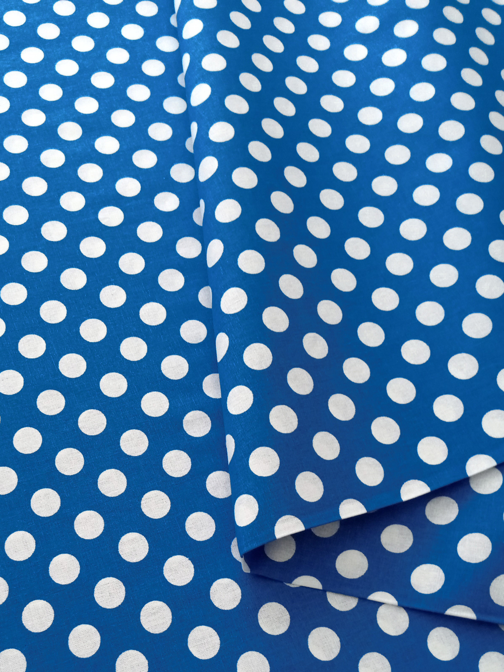 Ткань бязь плательная, рис. "Горох 18 мм", ширина 150 см, арт. 18.3