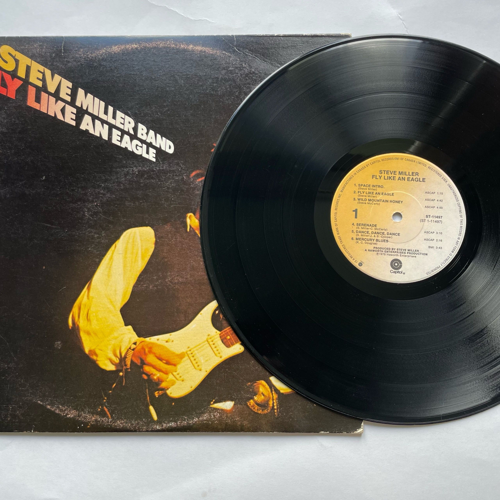 Винтажная виниловая пластинка LP Steve Miller Band Fly Like An Eagle (Канада 1976)