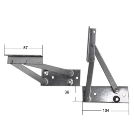 Механизм подъёма УФ (Аналог 524) (20)
