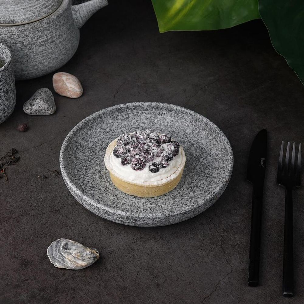 Тарелка с бортом d 17,5 см h2,8 см Stone Untouched Taiga P.L. Proff Cuisine [1]