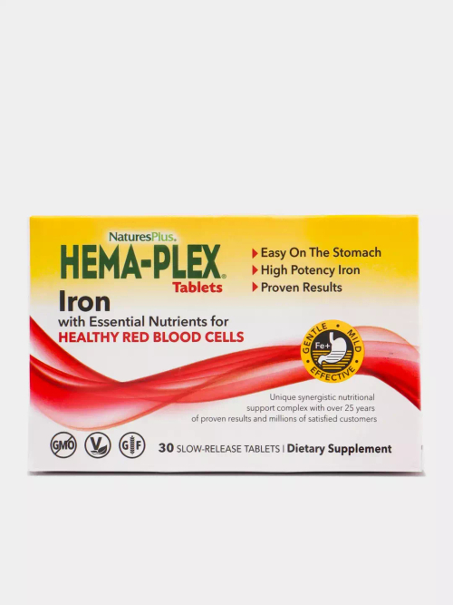Hema-plex железо 85мг №30 таб.