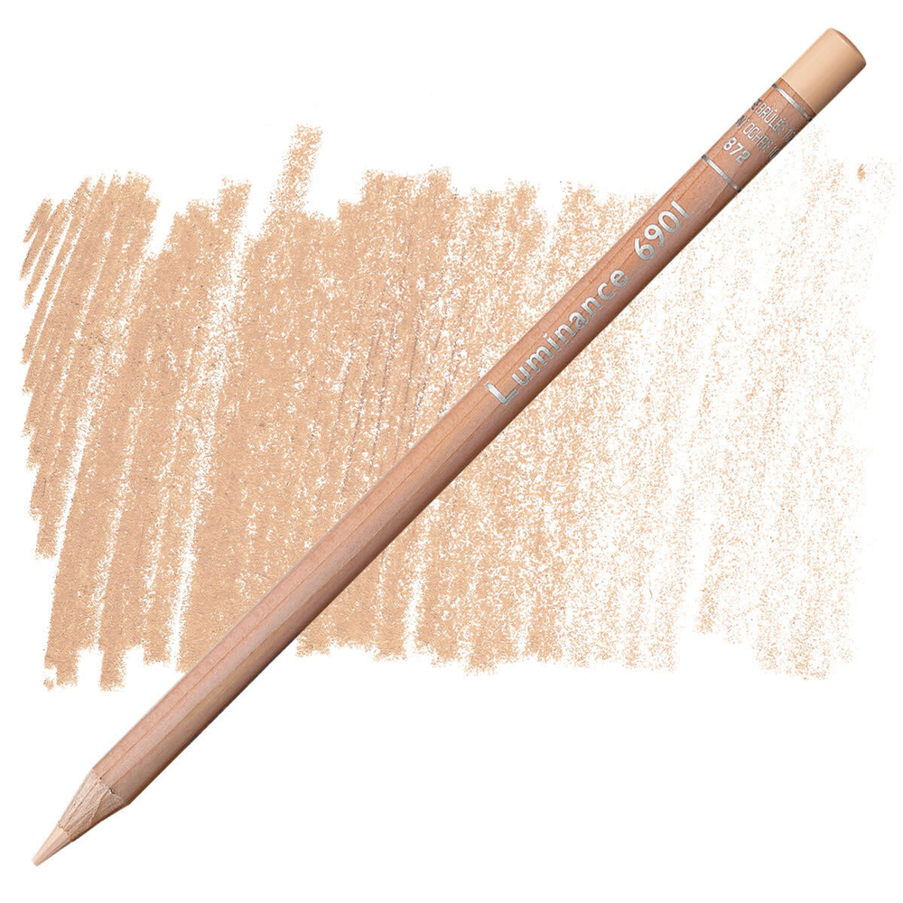 Caran d'Ache Luminance 6901. 872 Burnt ochre 10%