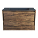 База под раковину Gio 800 подвесная, 2 выкатных ящика soft-close, C.Oak