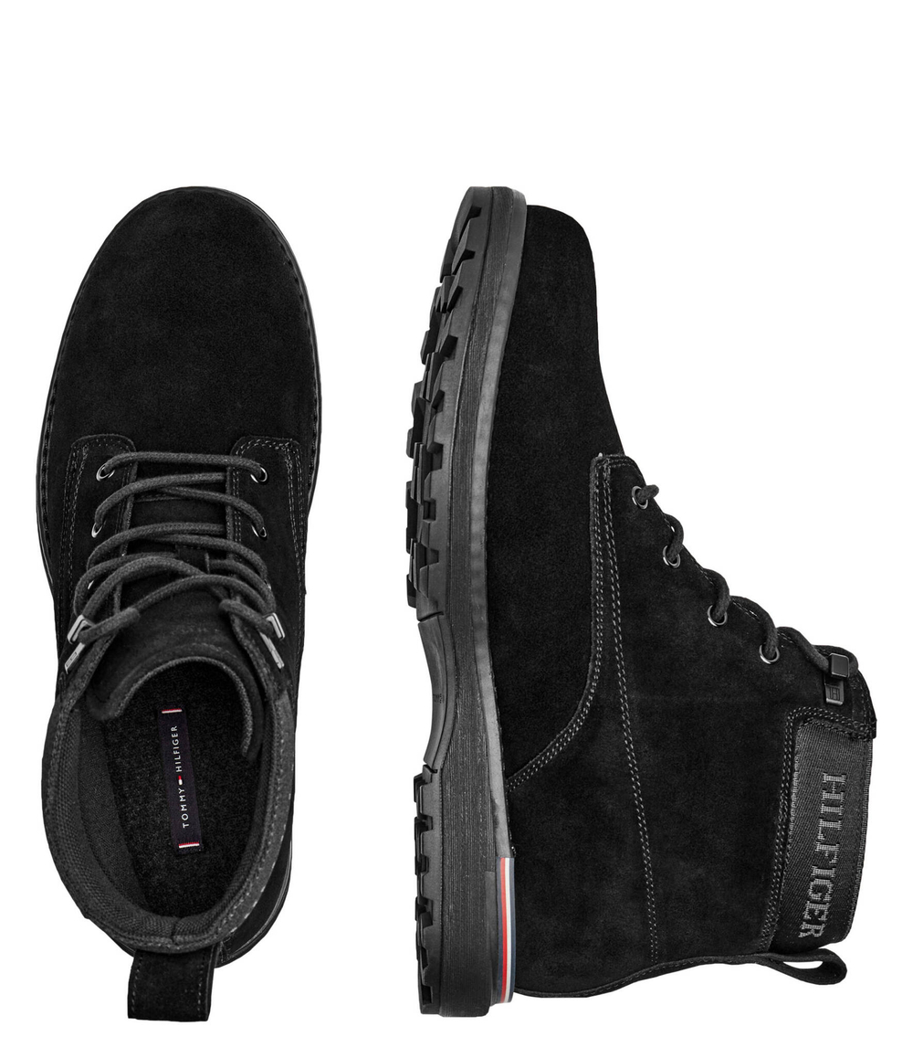 Кожаные трапперы CORPORATE Tommy Hilfiger - черный(FM0FM05147)