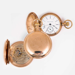 Позолоченные карманные часы