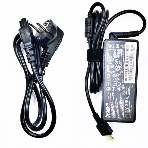 Блок питания для ноутбука Lenovo 20V, 3.25A, 65W (прямоугольный разъем)