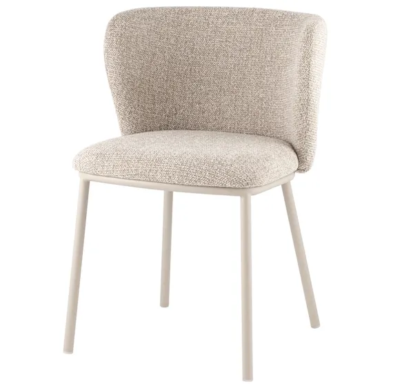 Стул Fluit, светло-серый, серые ножки