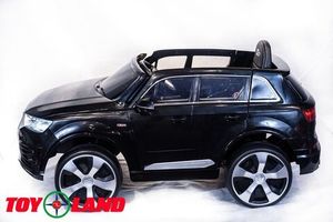 Детский электромобиль Toyland Audi Q7 высокая дверь черный