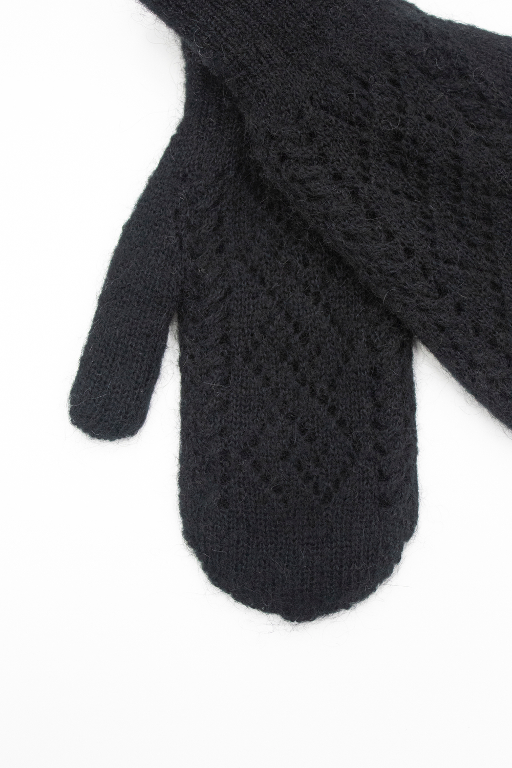 Варежки В036-07 черные