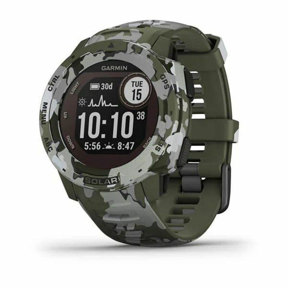 Смарт часы  Garmin INSTINCT Solar Camo Lichen 010-02293-06