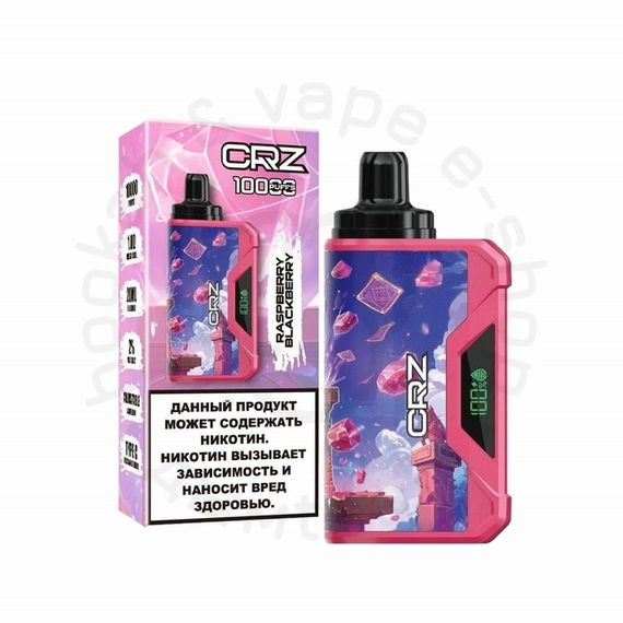 Одноразовая ЭС CRZ 10 000 &quot;Малина Ежевика&quot; (Raspberry Blackberry) (М)