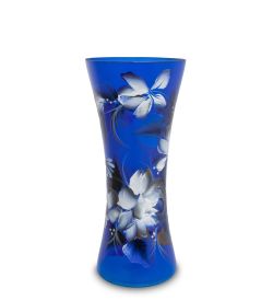 VZ-554 Ваза стеклянная «Жостово» h-300 (конус)