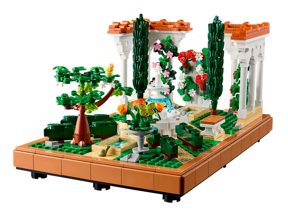 LEGO Коллекционные наборы 10359 Сад с фонтаном — эксклюзивный интерьерный набор
