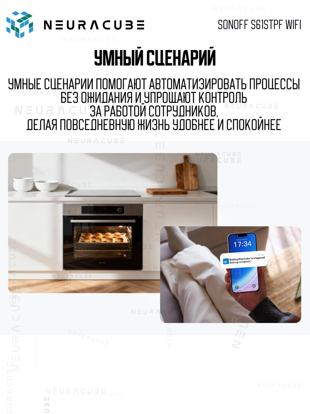Умная Matter (WiFi) розетка Sonoff S61STPF (iPlug Gen2 S61s)
