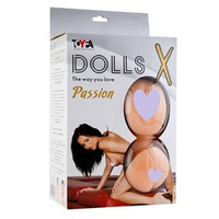 Надувная кукла с тремя любовными отверстиями ToyFa Dolls-X 117010