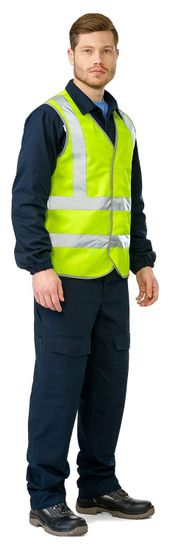 Жилет сигнальный "СИРИУС-Универсал 400" G (лимон)