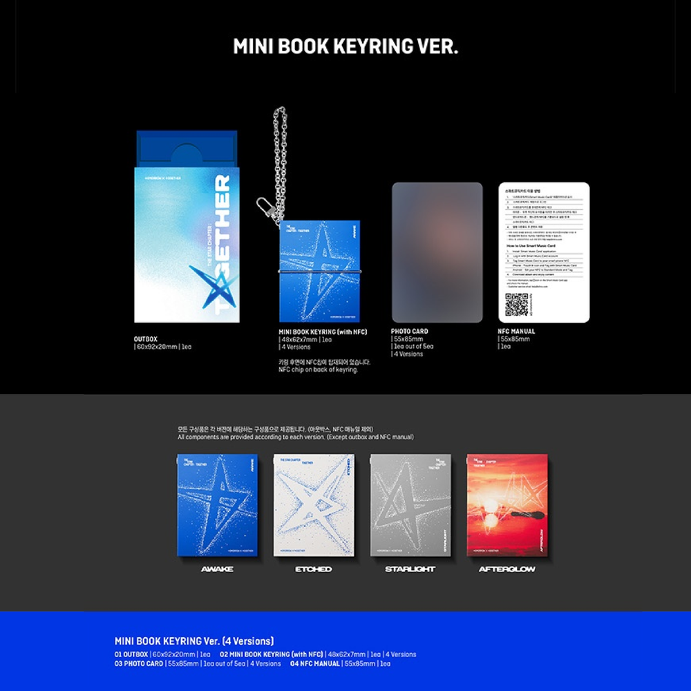 Альбом TXT - THE STAR CHAPTER : TOGETHER (Mini Book Keyring Ver.)