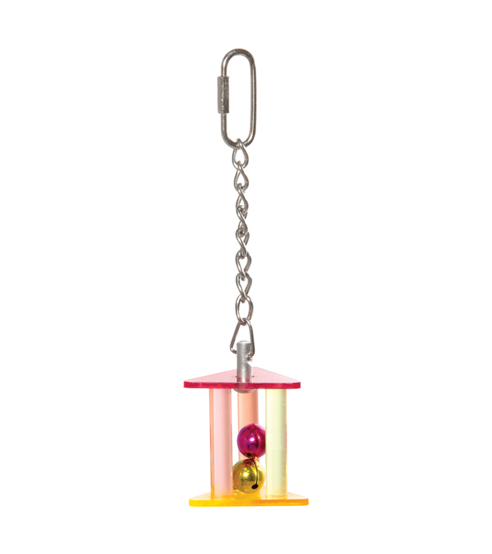 Игрушка для птиц акриловая "Геометрия", 60/165*45мм, Triol