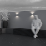 Уличный настенный светильник Outdoor O490WL-L6W3K