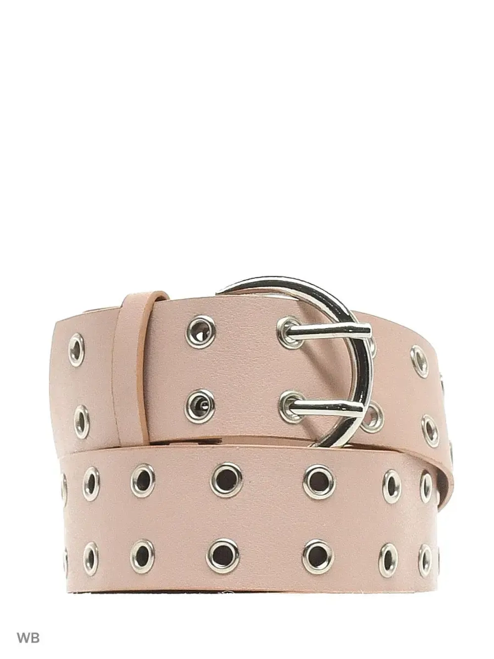 Ремень женский с двумя рядами люверсов