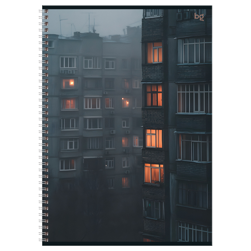 Тетрадь 96л., А4, клетка, на гребне BG "Архитектура" Т4гр96 06286