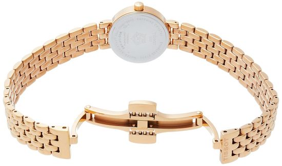 Tissot T058.009.33.111.00 женские с перламутром в розовом золоте LOVELY