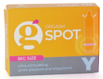 Стимулирующая насадка G-Spot Y Big size (Цвет: прозрачный)