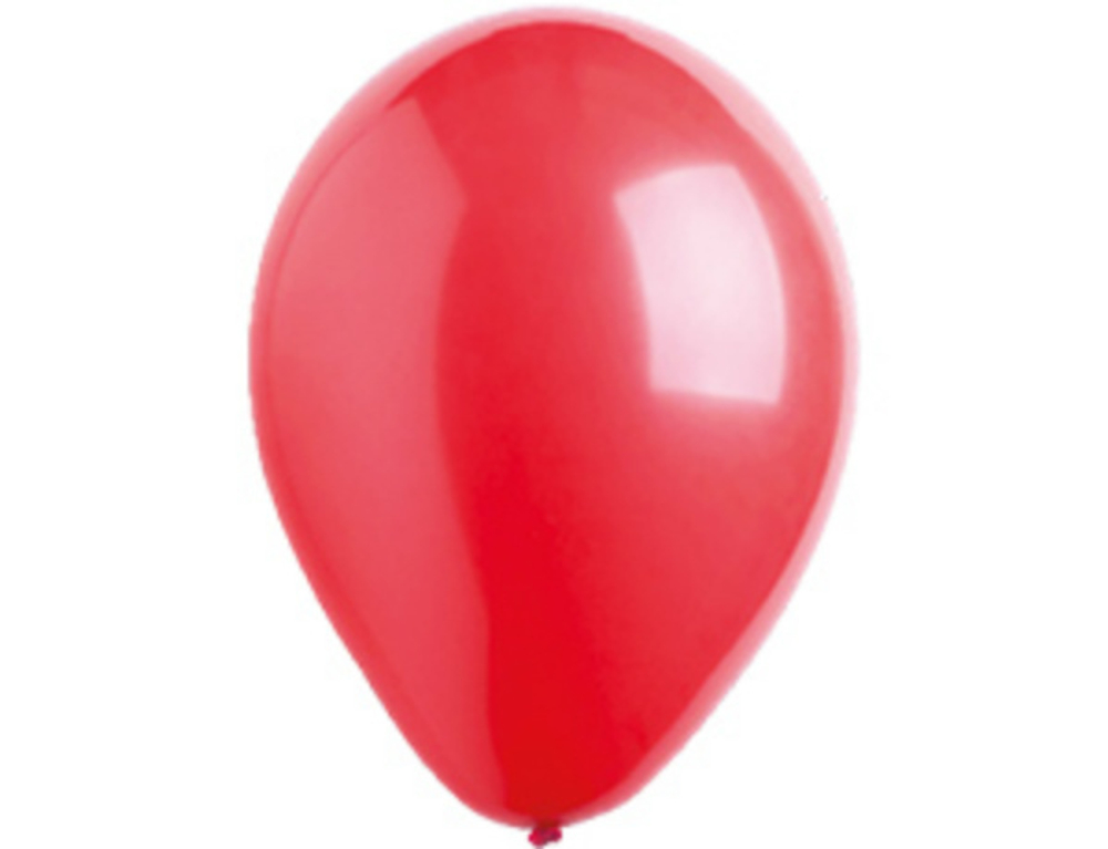 Э 5"/13 см, Стандарт, Красный (Red 150), 100 шт.
