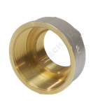 Муфта латунь никель переходная Ду 25х20 (1"х3/4") ВР/ВР 9019 ГОСТ 32585-2013 Aquasfera 9019-03