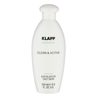 Эксфолиатор для жирной кожи Klapp Clean&Active Exfoliator Oily Skin 250мл