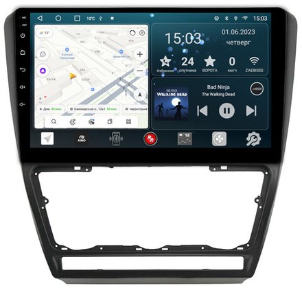 Магнитола для Skoda Octavia A5 2004-2013 - Redpower 005 Android 10, ТОП процессор, 6Гб+128Гб, CarPlay, SIM-слот