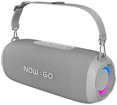 Колонка портативная NOWGO F8, 40Вт, серый