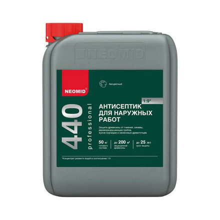 Неомид 440 eco (5 кг.) -деревозащитный состав для наружных работ