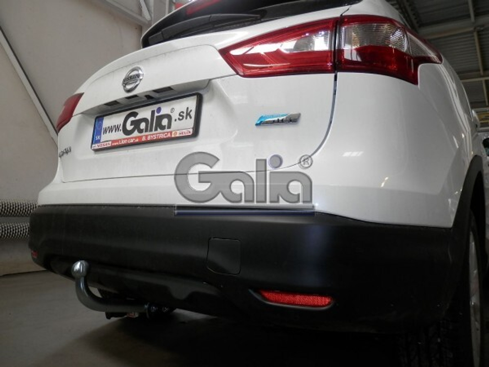 Фаркоп оцинкованный Galia N054A для Nissan Qashqai 2007-2014, Qashqai 2 2014-(паспорт и сертификат в комплекте)(без электрики)