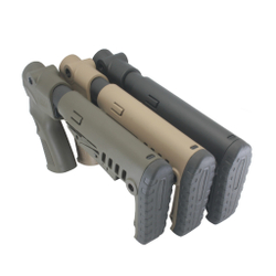 Телескопический приклад на МР-155, DLG Tactical. Черный