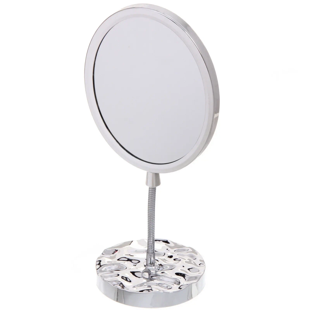 Зеркало настольное «ЭЛАНТРА», овал, цвет хром, 30,5*14,5